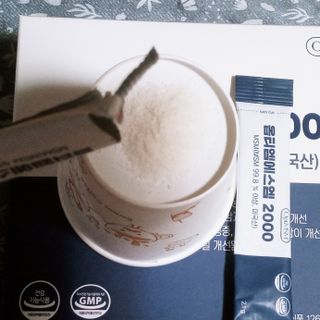 바른비타민 옵티엠에스엠2000 1박스 60포 관절 연골 복합건강기능식품 — 4점을 준 리뷰어가 2021년 6월 올린 사용 사진