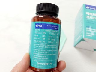 짱스마일 락토페린 프리미엄 정 1000ml x 60정 — 5점을 준 리뷰어가 2022년 12월 올린 사용 사진