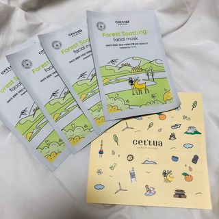 세뚜아(Cettua) 나우[세뚜아] 포레스트 수딩 마스크 Cettual Forest  Soothing Mask 4매 — 5점을 준 리뷰어가 2024년 4월 올린 사용 사진