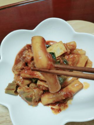 한성기업 무볼레 닭떡볶이+해물떡볶이 2종 세트 — 5점을 준 리뷰어가 2021년 8월 올린 사용 사진