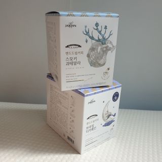 (주)쟈뎅 쟈뎅 클래스 핸드 드립 커피 10P 2종_디카페인 1종+랜덤 플레이버 1종 — 5점을 준 리뷰어가 2021년 4월 올린 사용 사진