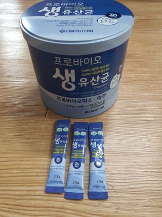 서울약사신협_프로바이오생유산균_2.5G x 100포 — 4점을 준 리뷰어가 2021년 5월 올린 사용 사진