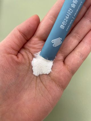 클린24시간 슬림앤유산균 1박스 (3.5g X 15포) — 5점을 준 리뷰어가 2023년 1월 올린 사용 사진