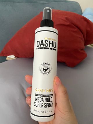 다슈코리아 다슈 포 맨 프리미엄 메가 홀드 슈퍼 스프레이 250ml — 5점을 준 리뷰어가 2021년 4월 올린 사용 사진