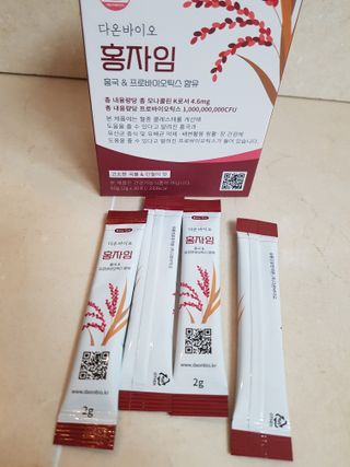 하루 1포로 콜레스테롤, 유산균, 고역가 소화효소까지 한번에 섭취! 다온바이오 홍자임 1개월분(30포) — 4점을 준 리뷰어가 2022년 11월 올린 사용 사진