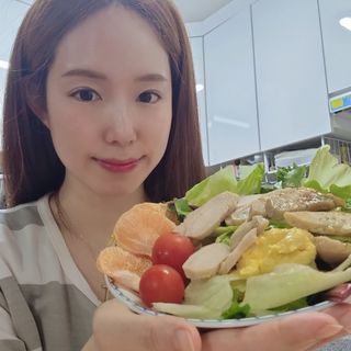 한끼통살 슬라이스 닭가슴살 — 5점을 준 리뷰어가 2023년 2월 올린 사용 사진
