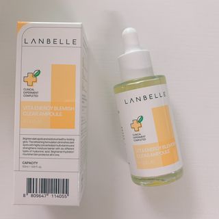 랑벨 비타 에너지 잡티 앰플 50ml 고농축 비타민, 저자극, 수분 촉촉, 미백 앰플 — 4점을 준 리뷰어가 2022년 4월 올린 사용 사진