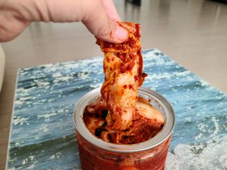 셰프애찬 알배기 겉절이 김치 1kg — 5점을 준 리뷰어가 2022년 11월 올린 사용 사진