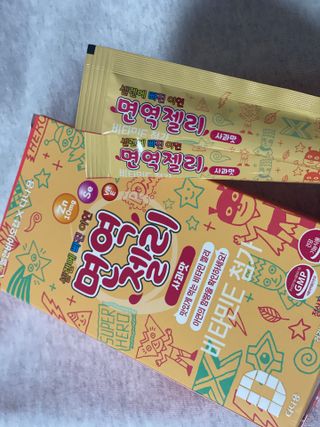 다나음 180도 칼슘젤리+아연면역젤리 — 5점을 준 리뷰어가 2021년 12월 올린 사용 사진