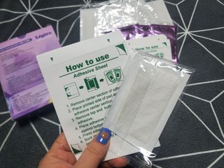 [레제르] 아로마 수액패치 발패치 10매입 - 라벤더향/유칼립투스향/대나무향 — 5점을 준 리뷰어가 2022년 2월 올린 사용 사진