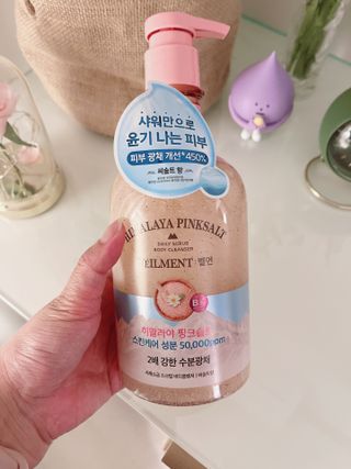 벨먼 내추럴스파 수분광채 스크럽 바디워시 600ml 5종 — 4점을 준 리뷰어가 2022년 5월 올린 사용 사진