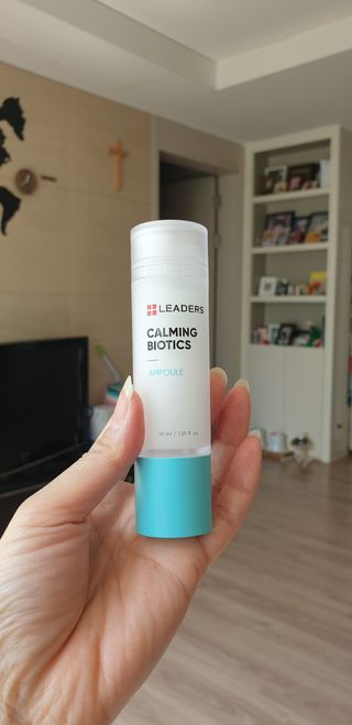 리더스코스메틱 카밍 바이오틱스 앰플 — 5점을 준 리뷰어가 2021년 4월 올린 사용 사진