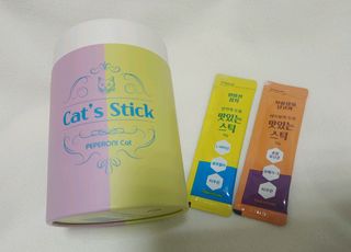 페페로니 맛있는 스틱 - 무항생제 닭고기 15개 + 원양선 참치 15개 — 5점을 준 리뷰어가 2021년 10월 올린 사용 사진