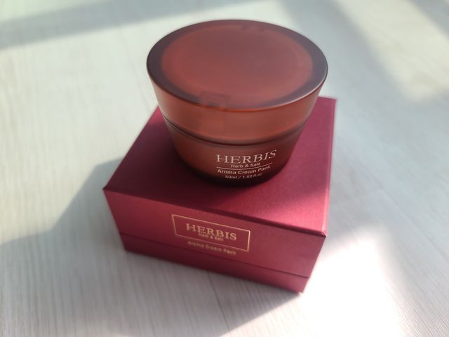 헤르비스 아로마 크림팩 50ml 리뷰 사진