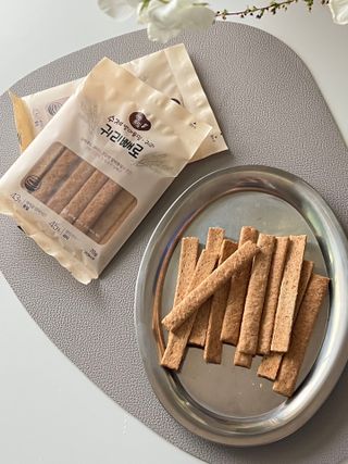 밸런스 다이어트랩 밸다랩 발아통밀 수제간식 살빼로 70g X 5봉 — 5점을 준 리뷰어가 2023년 4월 올린 사용 사진