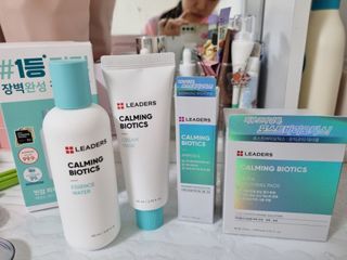 리더스코스메틱 리더스 카밍 바이오틱스 #1등 진정 기획세트 [에센스 워터150ml + 크림 마스크80ml] — 5점을 준 리뷰어가 2022년 8월 올린 사용 사진