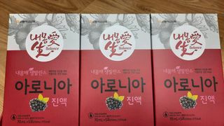 서울약사신협_내몸애생발란스아로니아_70ml x 30포 — 5점을 준 리뷰어가 2021년 6월 올린 사용 사진