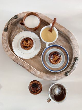 디앙뜨 포르투갈 에그타르트 오리지널 맛+패션후르츠+초콜릿타르트 맛 중 택1 — 5점을 준 리뷰어가 2021년 8월 올린 사용 사진