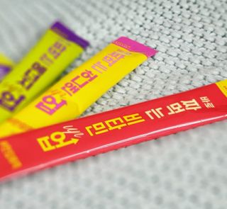 아임오 편의점 신상 타파, 바로 짜먹는 3종 _ 에너지업X2ea, 비타민업X2ea, 허니앤업X2ea — 3점을 준 리뷰어가 2021년 11월 올린 사용 사진