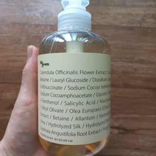 빅그린 안티 헤어로스 탈모 카렌듈라 바이옴 샴푸 500ml (지성두피용) — 5점을 준 리뷰어가 2022년 8월 올린 사용 사진