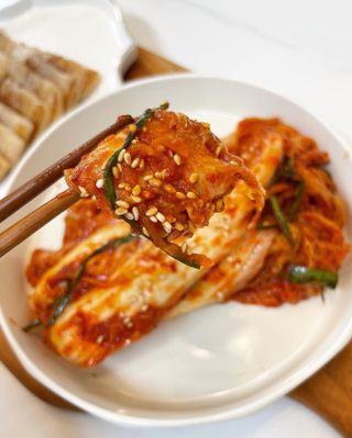 셰프애찬 알배기 겉절이 김치 1kg — 4.5점을 준 리뷰어가 2022년 9월 올린 사용 사진