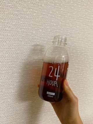 클린24시간 1BOX(5포) + 전용보틀(500ml) — 5점을 준 리뷰어가 2022년 8월 올린 사용 사진