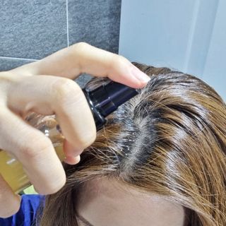 클라우드랩 프리미엄 비오틴 스칼프 케어 토닉 — 3점을 준 리뷰어가 2021년 5월 올린 사용 사진