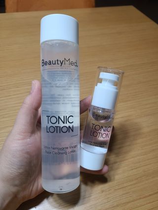 뷰티메드 수분폭탄 토닉로션 200ml — 5점을 준 리뷰어가 2022년 8월 올린 사용 사진