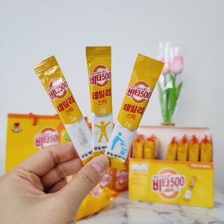 광동생활건강 [광동] 비타500데일리스틱 70포+쇼핑백+구미3개 — 5점을 준 리뷰어가 2021년 12월 올린 사용 사진