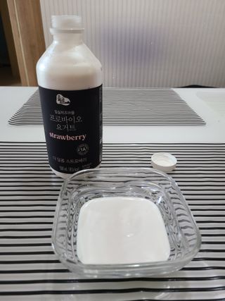 숲골 임실치즈마을 프로바이오 요거트 900ml — 5점을 준 리뷰어가 2021년 8월 올린 사용 사진