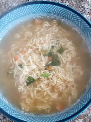 [풀무원] 자연은맛있다 정면, 백면, 홍면  세트 — 5점을 준 리뷰어가 2021년 4월 올린 사용 사진