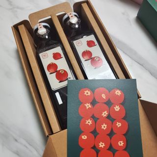 [바이윙클] 페르시아 유기농 석류 착즙주스 750ml 2병 + 선물박스 세트 — 5점을 준 리뷰어가 2022년 3월 올린 사용 사진