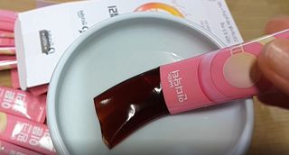 [인디닥터] 면역 생생 핑크 이뮨 젤리 — 5점을 준 리뷰어가 2022년 3월 올린 사용 사진