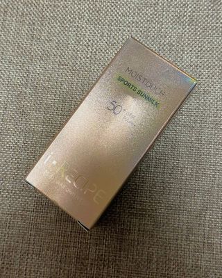 아이레시피 모이스트터치 스포츠 선밀크 50ml (SPF50+ PA+++) — 4점을 준 리뷰어가 2023년 4월 올린 사용 사진