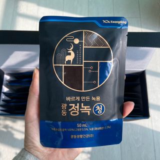 [광동생활건강] 광동정녹청 30포 — 3.5점을 준 리뷰어가 2021년 11월 올린 사용 사진