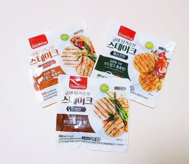 굽네 닭가슴살 스테이크 3종 9팩 리뷰 사진