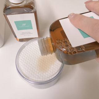 랑팡 병풀추출물150ml+어성초추출물150ml+스킨빅패드60매 — 5점을 준 리뷰어가 2021년 10월 올린 사용 사진