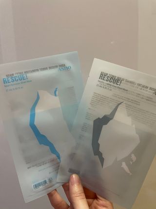 에이스노 레스큐 부스트 하이드레이션 시트마스크 — 4.5점을 준 리뷰어가 2021년 9월 올린 사용 사진