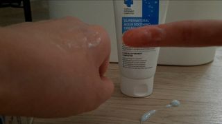 랑벨 수퍼내츄럴 아쿠아 수딩 크림 100ml — 5점을 준 리뷰어가 2022년 5월 올린 사용 사진
