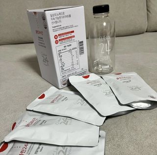 클린24시간 1BOX(5포) + 전용보틀(500ml) — 5점을 준 리뷰어가 2023년 3월 올린 사용 사진