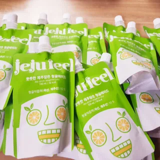 JEJUFEEL 풋풋한 제주담은 청귤에이드 — 5점을 준 리뷰어가 2022년 9월 올린 사용 사진