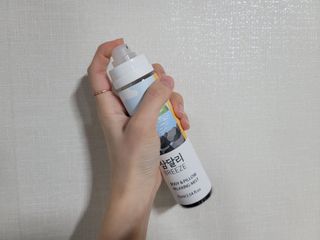 제주인디 삼달리 브리즈 바디&필로우 릴렉싱 미스트 제주 하귤 — 4.5점을 준 리뷰어가 2023년 4월 올린 사용 사진