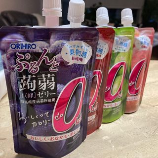 ORIHIRO 오리히로 곤약젤리 제로칼로리 130g 4종 4팩(맛별로 1팩씩) — 5점을 준 리뷰어가 2023년 1월 올린 사용 사진