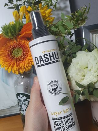 다슈코리아 다슈 포 맨 프리미엄 메가 홀드 슈퍼 스프레이 250ml — 5점을 준 리뷰어가 2021년 4월 올린 사용 사진