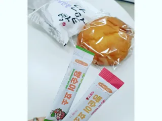 아이비웰니스 빵순이 효소 키위맛 7포 + 석류맛 7포 (총 14포, 2주분) — 5점을 준 리뷰어가 2022년 10월 올린 사용 사진