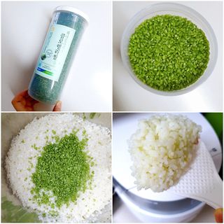 하나로라이스 기능성쌀 5종 1kg  환경을 생각한 다회용 용기 사용 — 5점을 준 리뷰어가 2022년 1월 올린 사용 사진