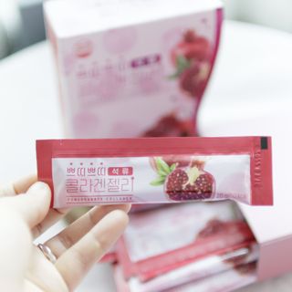 헬스업_쁘띠쁘띠석류콜라겐젤리_20g x 14포 — 5점을 준 리뷰어가 2021년 3월 올린 사용 사진