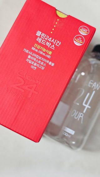 클린24시간 레드박스 1BOX(5포) + 전용보틀(500ml) — 4점을 준 리뷰어가 2024년 3월 올린 사용 사진