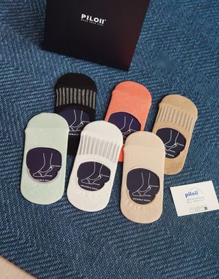 [사이즈가 있는 양말 필로이]여자 덧신 6족 선물 세트_나를 위한 선물 o r마음을 전하는 선물【 S, M, L 】 — 5점을 준 리뷰어가 2022년 6월 올린 사용 사진