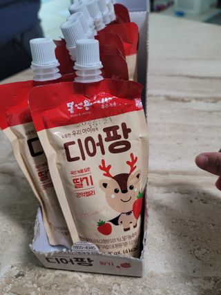 [몸엔용] 우리 아이 건강간식, 달콤한 녹용곤약젤리 디어팡 4종 — 5점을 준 리뷰어가 2022년 3월 올린 사용 사진